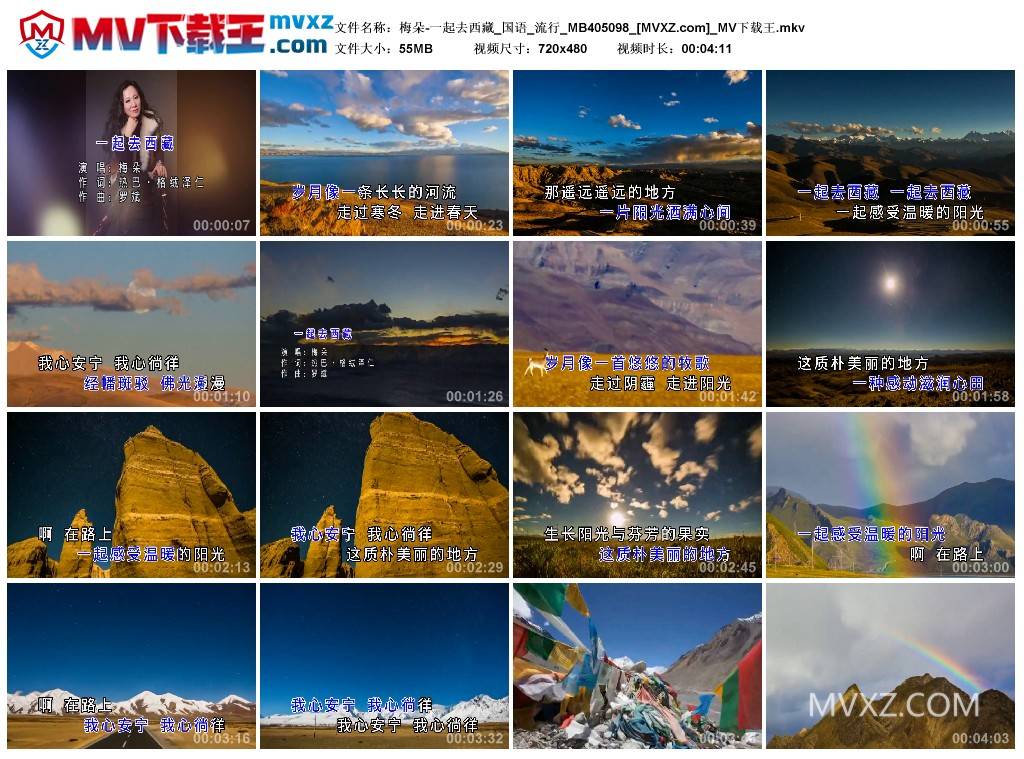 梅朵-一起去西藏_国语_流行_MB405098